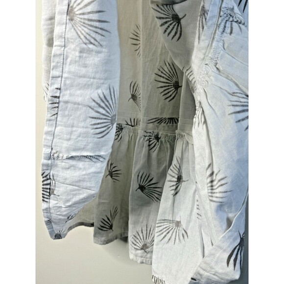 Sole‎ Linen long skirt traditional belt white boho chic rayon contemporary XS - Picture 8 of 10